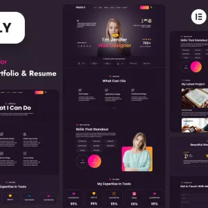 Profil – Kit Templat Elementor untuk Portofolio Pribadi dan Resume
