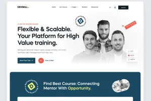 Website LMS / Kursus - Paket Basic