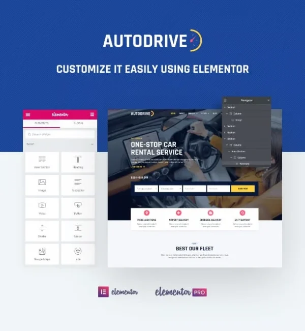 Autodrive - Car Rental & Dealer Elementor Template Kit - Image 3