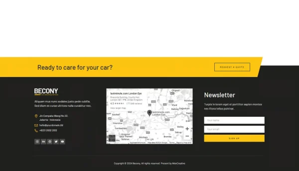 Becony - Car Detailing Services & Car Repair Elementor Template Kit - Image 13