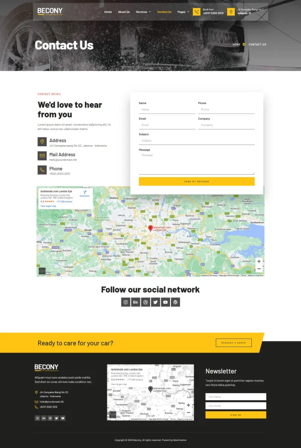 Becony - Car Detailing Services & Car Repair Elementor Template Kit - Image 10