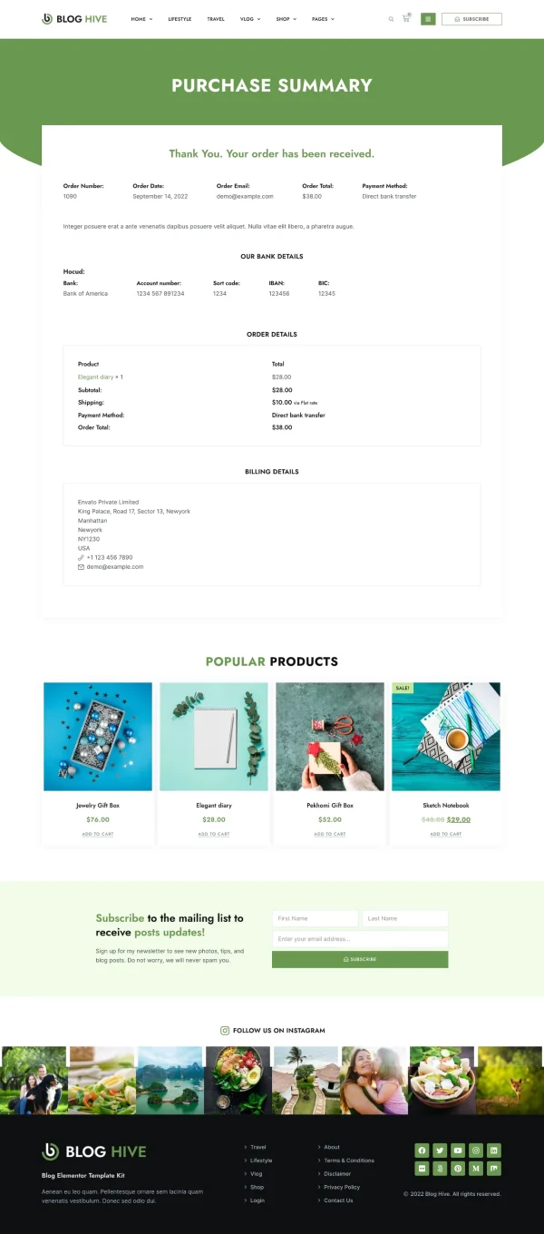 Blog Hive - Personal Blog Elementor Template Kit - Image 6