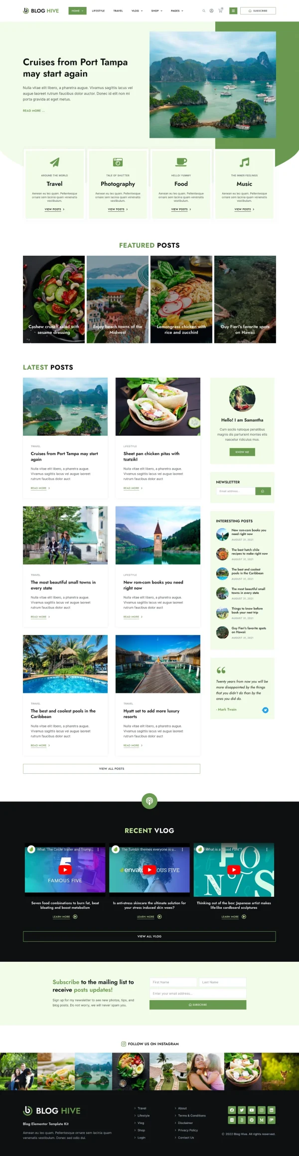 Blog Hive - Personal Blog Elementor Template Kit - Image 5