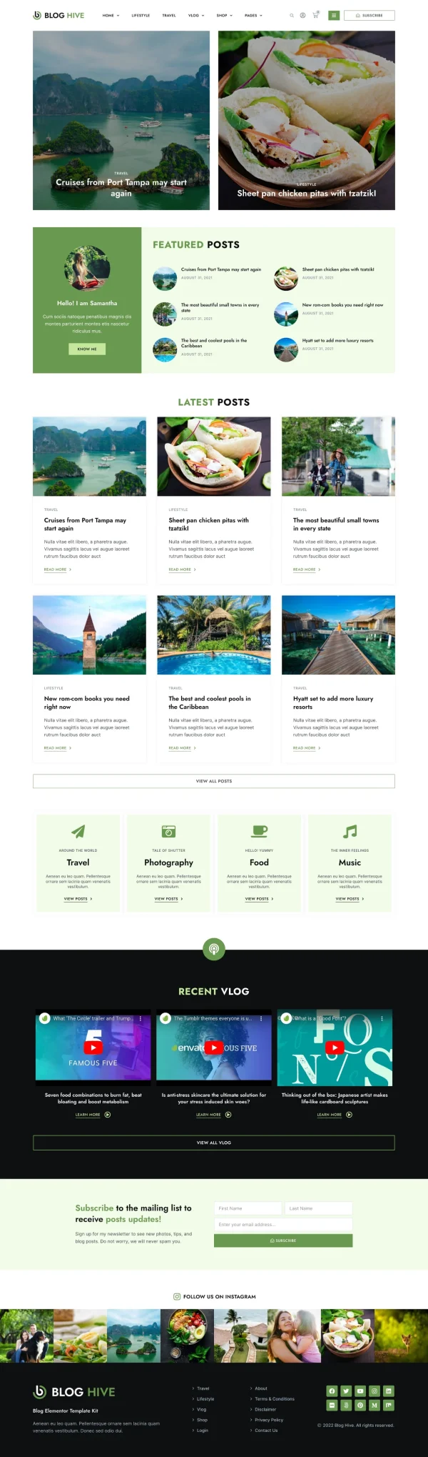 Blog Hive - Personal Blog Elementor Template Kit - Image 4