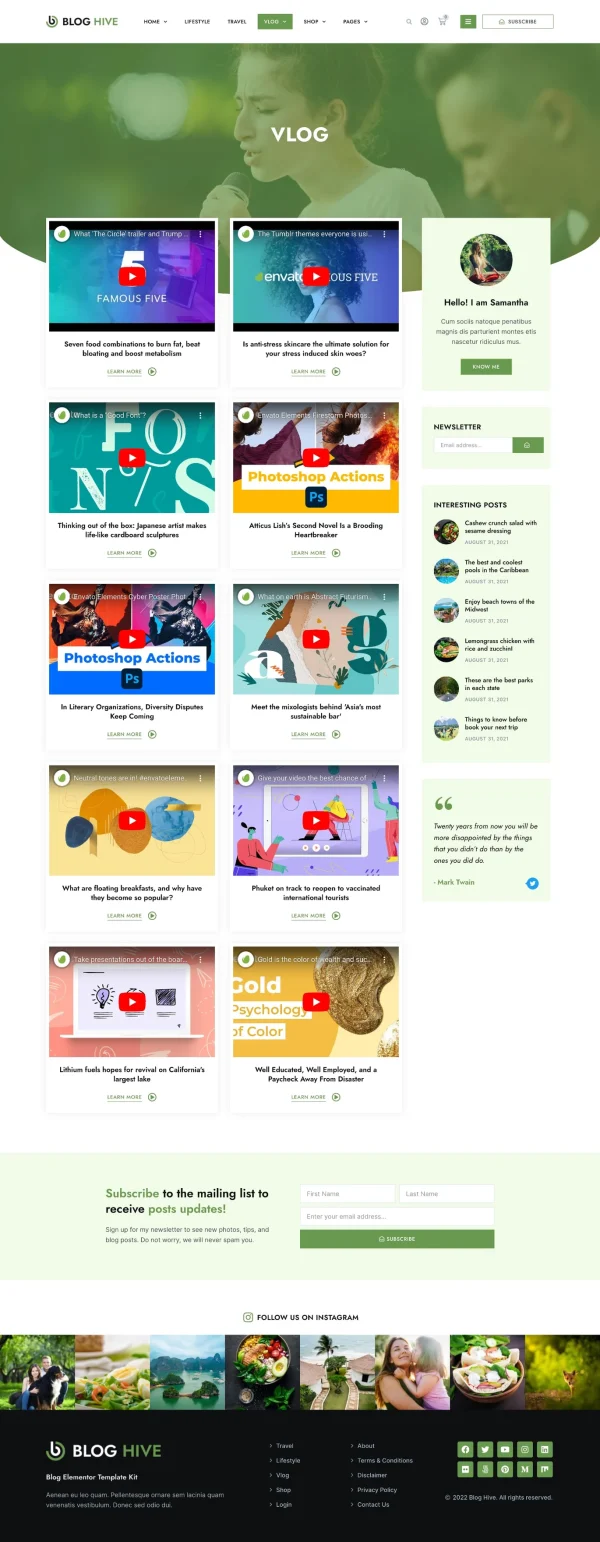 Blog Hive - Personal Blog Elementor Template Kit - Image 18