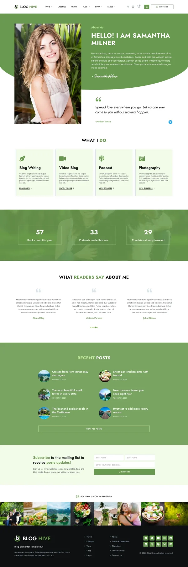 Blog Hive - Personal Blog Elementor Template Kit - Image 17