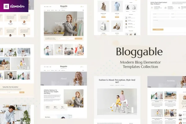 Bloggable - Modern Blog Elementor Template Kit - Image 2
