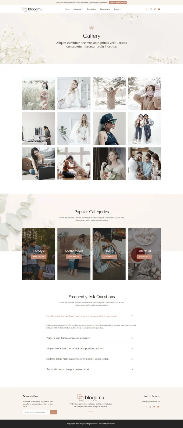 Bloggmu - Feminine Blog Elementor Template Kit - Image 13