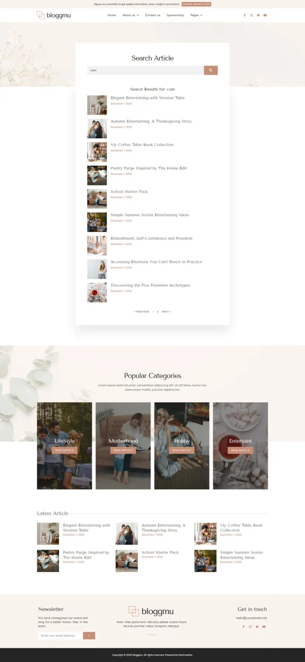 Bloggmu - Feminine Blog Elementor Template Kit - Image 10