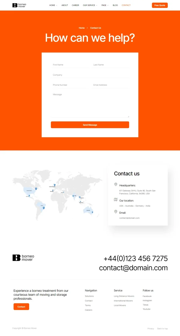 Borneo - Movers & Packers Elementor Pro Template Kit - Image 10