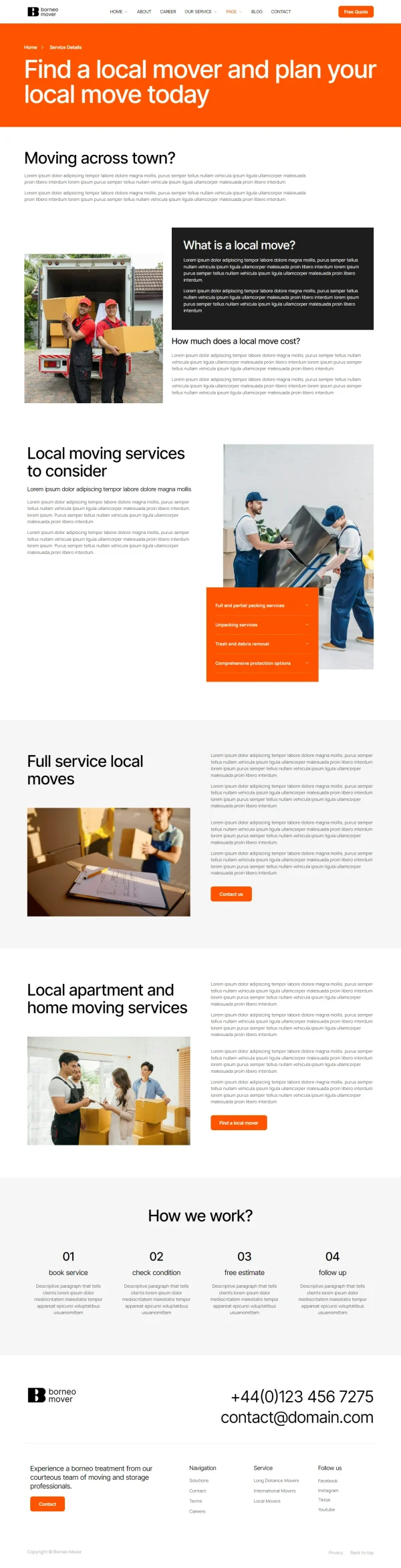 Borneo - Movers & Packers Elementor Pro Template Kit - Image 13