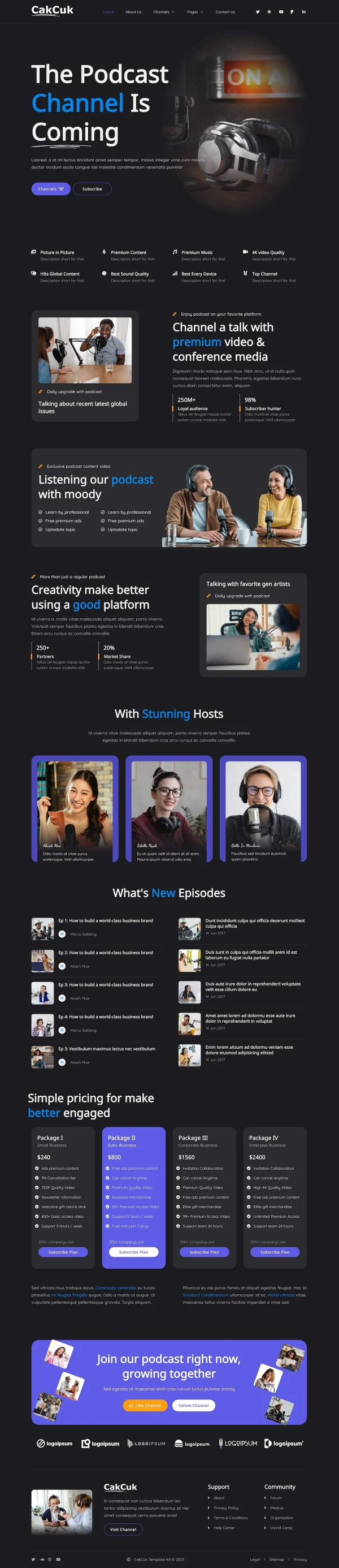 CakCuk - Podcast Channel Elementor Template Kit - Image 11