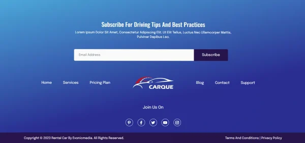 CarQue - Car Rental & Auto Services Elementor Template Kit - Image 2