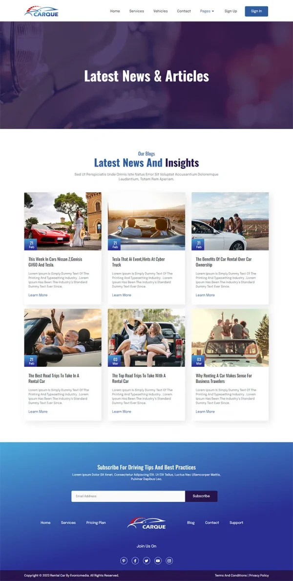 CarQue - Car Rental & Auto Services Elementor Template Kit - Image 15
