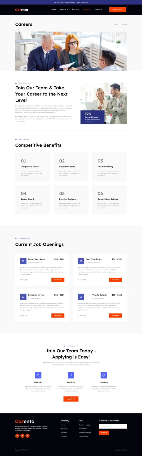 Carenta - Car Rental Business Elementor Template Kits - Image 4