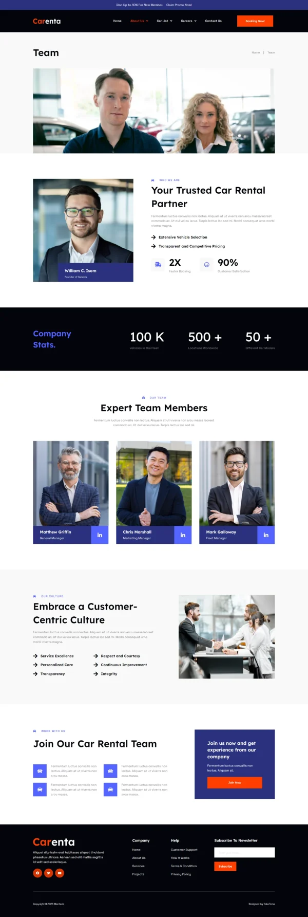 Carenta - Car Rental Business Elementor Template Kits - Image 2