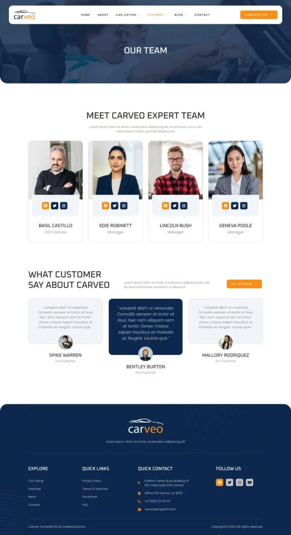 Carveo - Car Rental Elementor Template Kit - Image 16