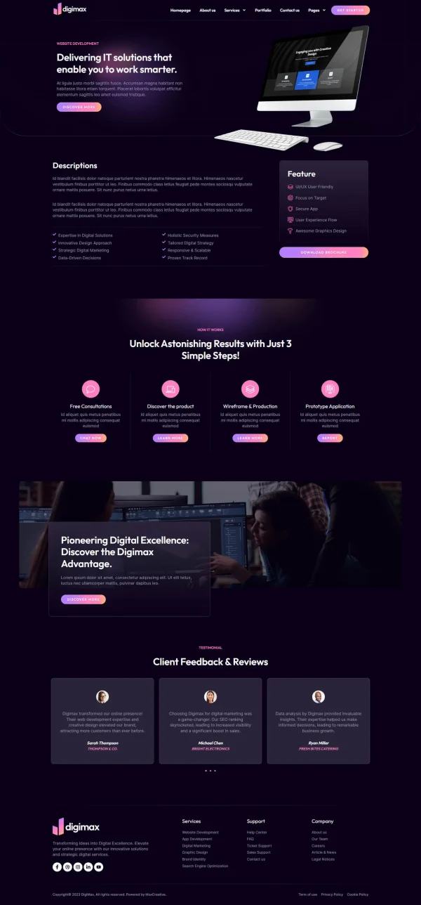 Digimax - Digital Marketing Agency Elementor Pro Template Kit - Image 8