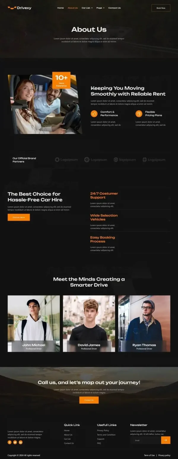 Drivexy - Car Rental Elementor Template Kit - Image 2
