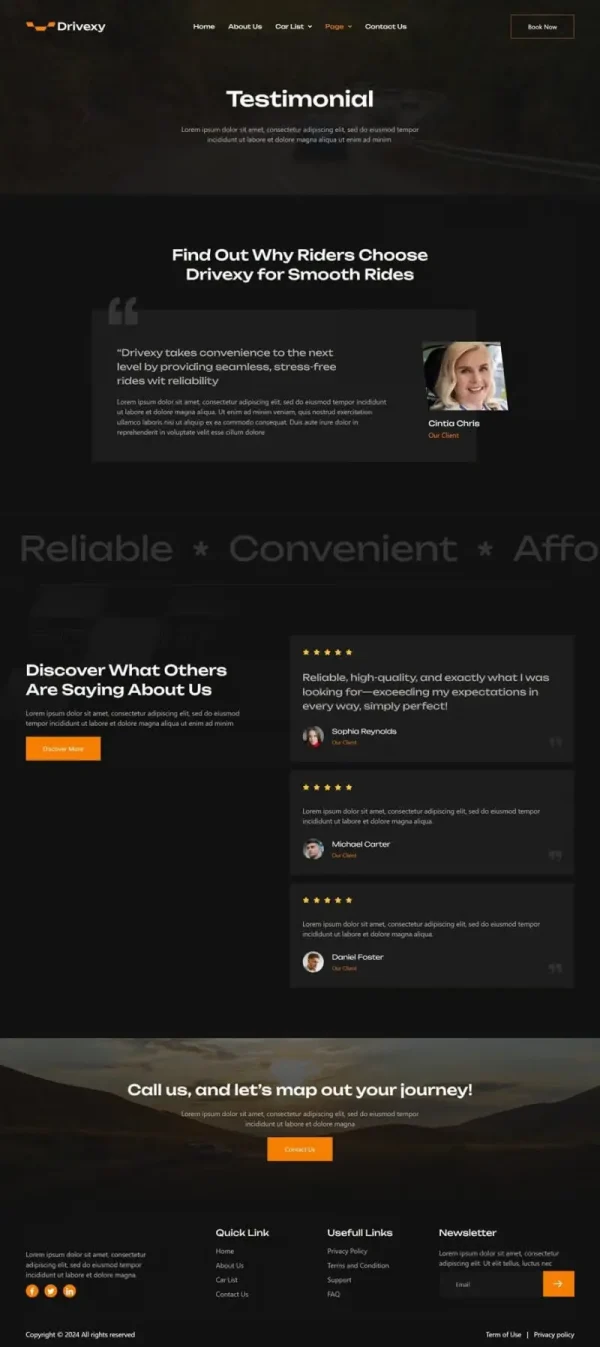 Drivexy - Car Rental Elementor Template Kit - Image 5