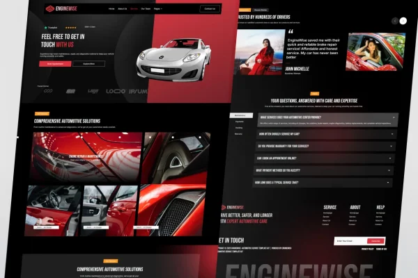 EngineWise - Automotive Service Elementor Template Kit - Image 2