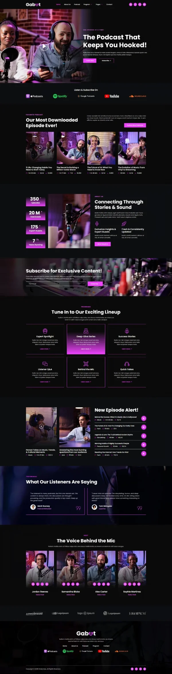 Gabut - Podcaster Elementor Template Kit - Image 10