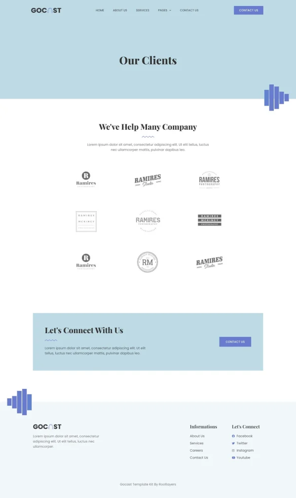Gocast - Podcast & Digital Agency Template Kit - Image 8