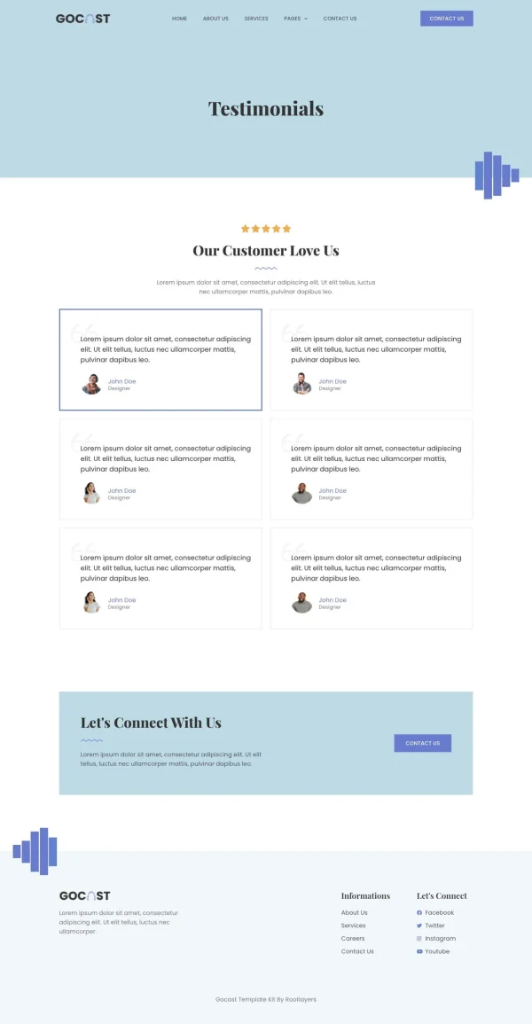 Gocast - Podcast & Digital Agency Template Kit - Image 4