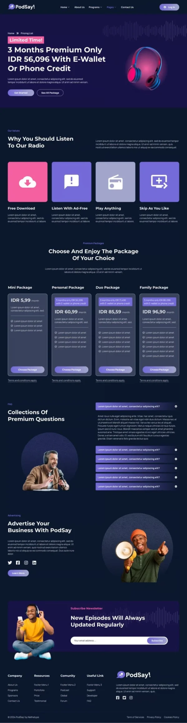 PodSay - Radio & Podcast Station Elementor Template Kit - Image 5