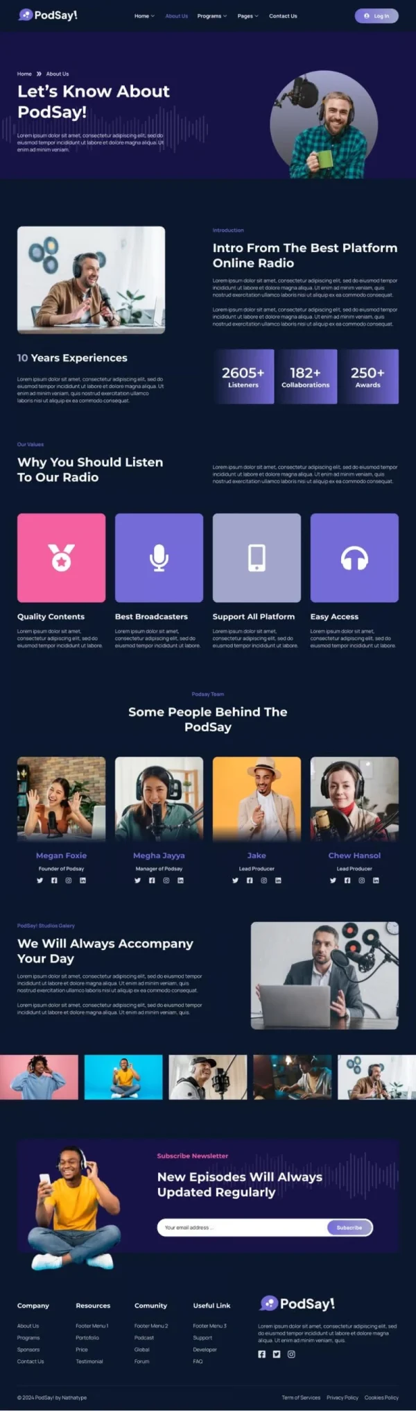 PodSay - Radio & Podcast Station Elementor Template Kit - Image 10