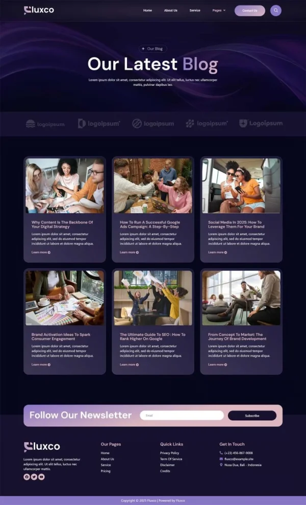 Fluxco - Digital Marketing Agency Elementor Template Kit - Image 9