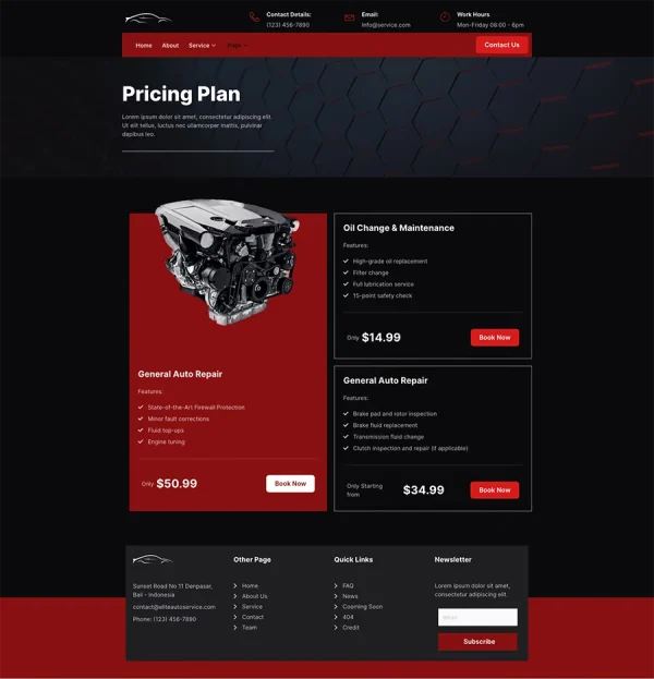 Autobest Car Repair & Auto Service Elementor Template Kit - Image 6