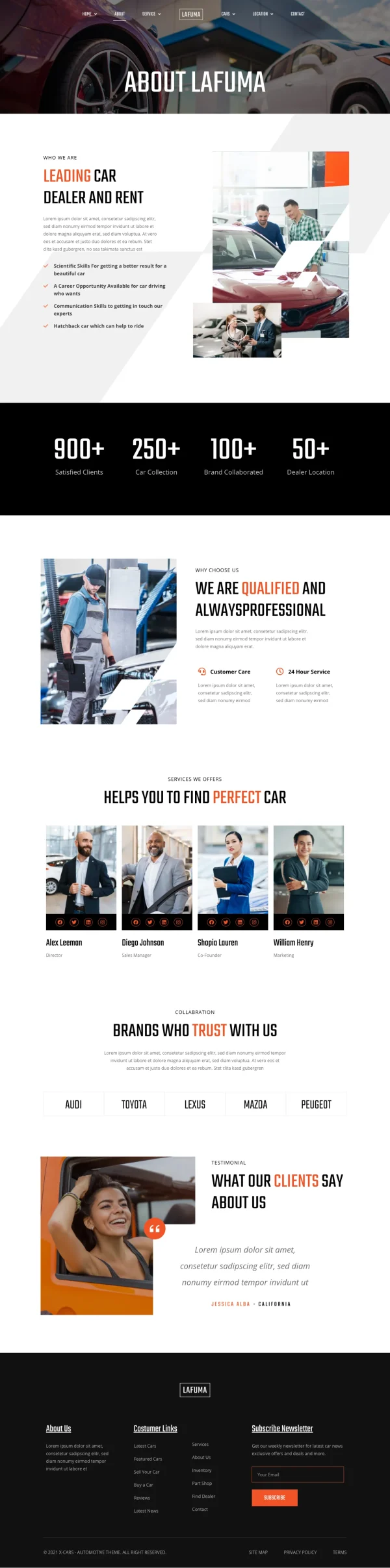 Lafuma - Car Rental & Auto Dealer Elementor Template Kit - Image 5