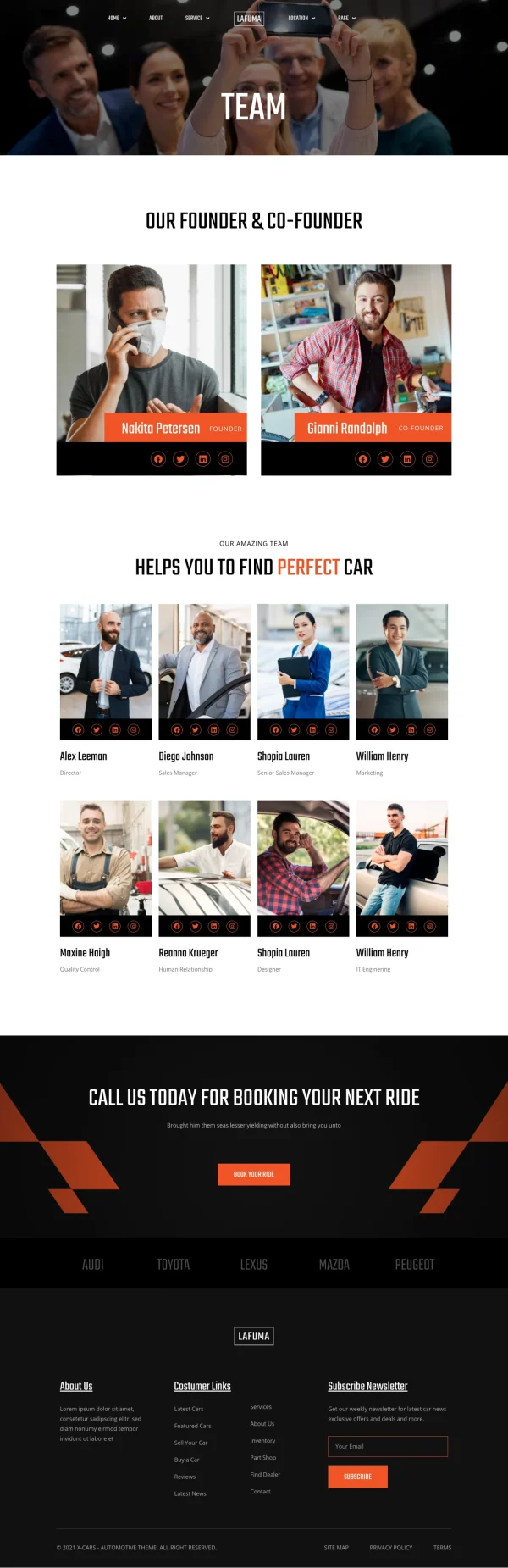 Lafuma - Car Rental & Auto Dealer Elementor Template Kit - Image 4