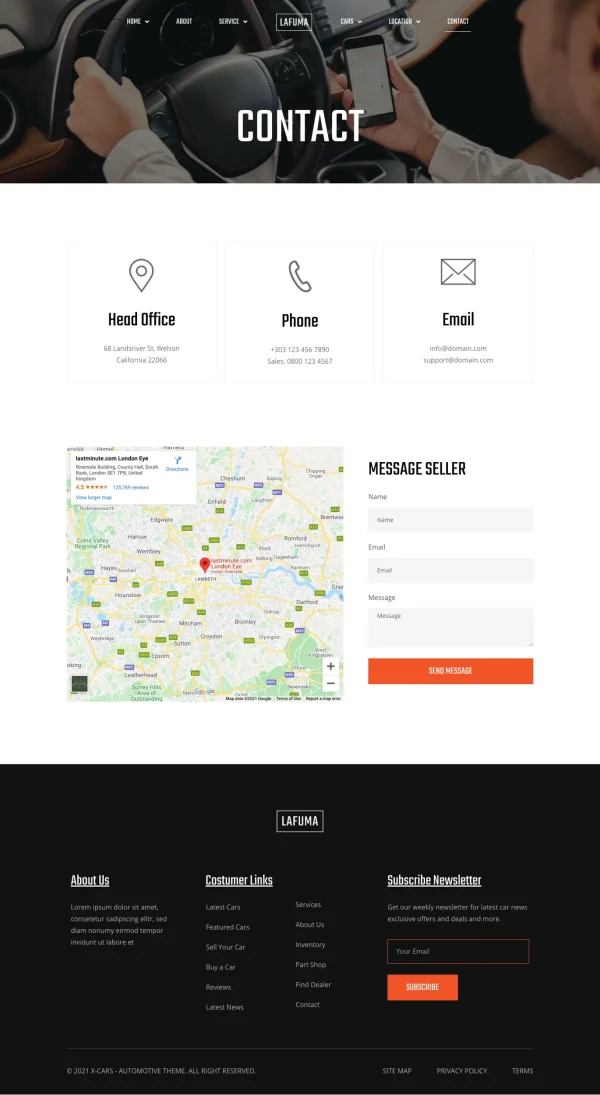 Lafuma - Car Rental & Auto Dealer Elementor Template Kit - Image 9