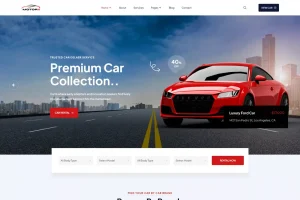 Motorx - Car Rental Template Kit
