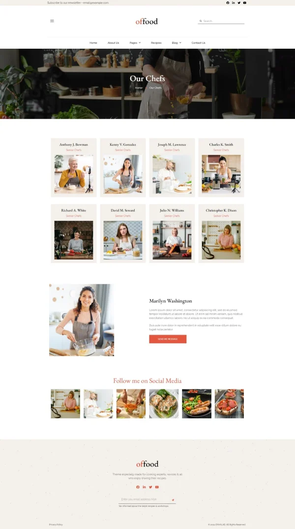 Offood - Kit Template Elementor Blog Resep & Makanan - Image 10