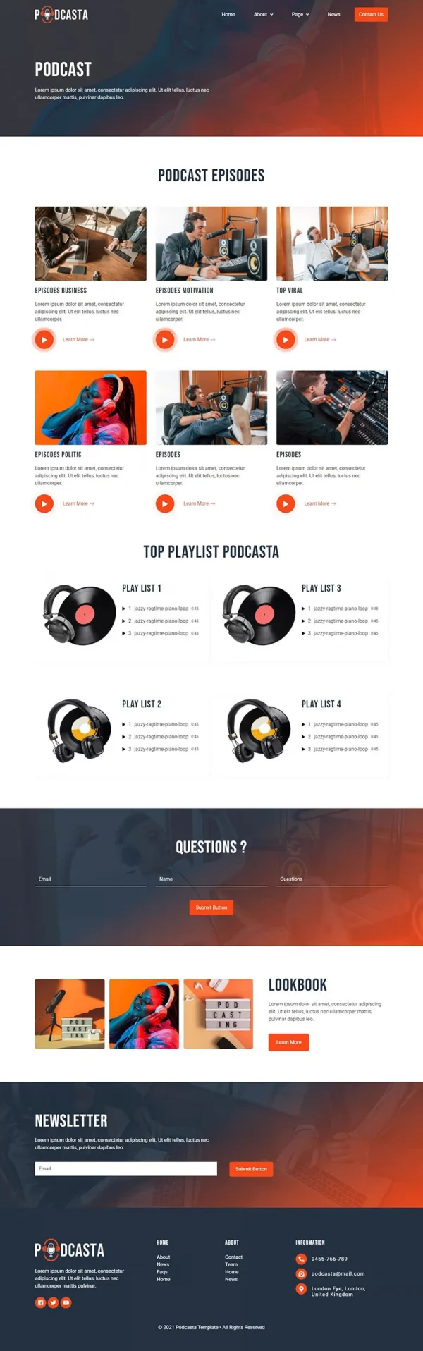Podcasta - Podcast & Streaming Elementor Template Kit - Image 4