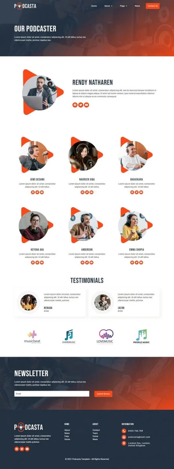 Podcasta - Podcast & Streaming Elementor Template Kit - Image 18