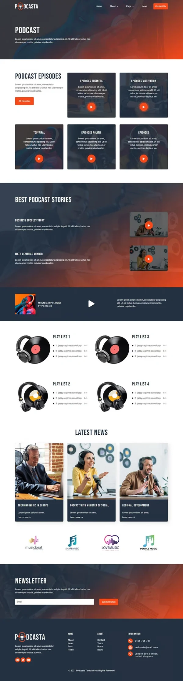 Podcasta - Podcast & Streaming Elementor Template Kit - Image 15