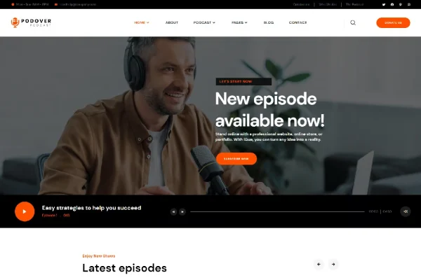 Podover - Podcast Elementor Template Kit - Image 3