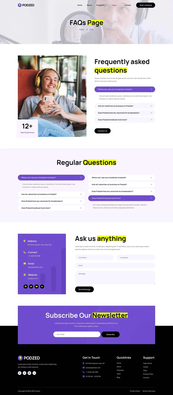 Podzed - Podcaster & Radio Station Elementor Template Kit - Image 11