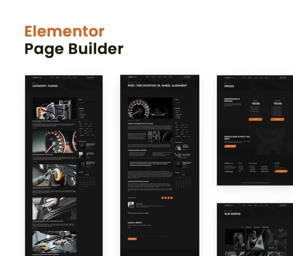 ProMotors – Car Service and Detailing Elementor Pro Template Kit - Image 3