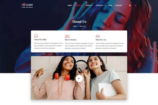 Qcast - Podcast & Music Elementor Template Kit - Image 3