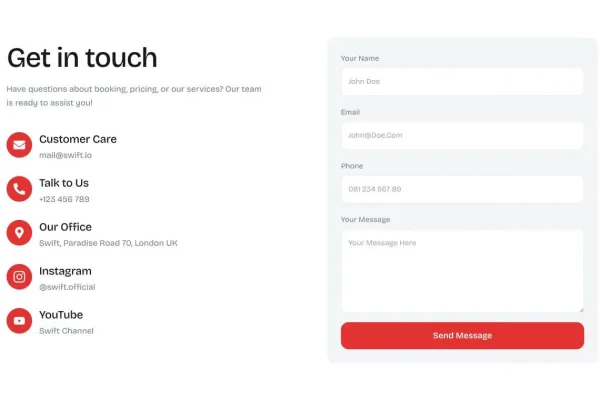 Swift - Car Rental Service Elementor Template Kit - Image 10