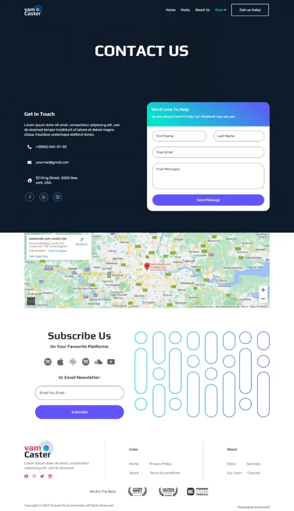 Vamcaster - Podcast & Video Streaming Elementor Template Kit - Image 8
