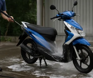 Cuci Motor Bebek, Matic Kecil