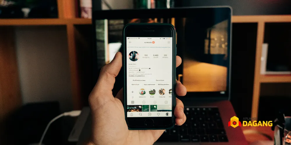 Contoh visual konten promosi Instagram bisnis pengiriman