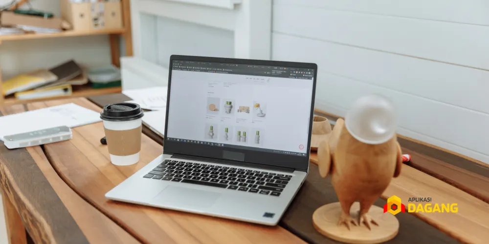 Website produk kreatif lokal di Yogyakarta