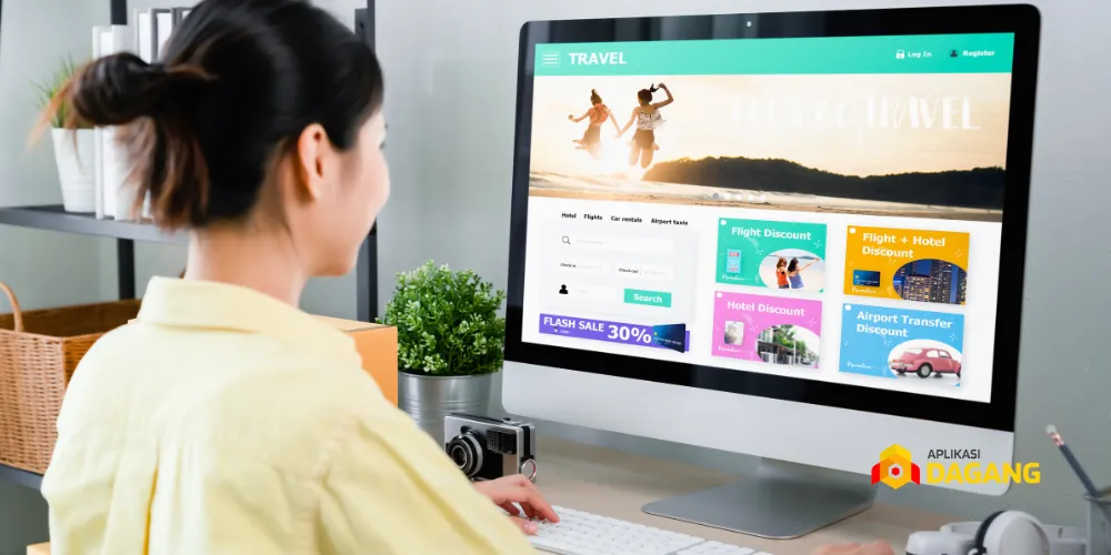 halaman depan website UMKM Yogyakarta yang menarik
